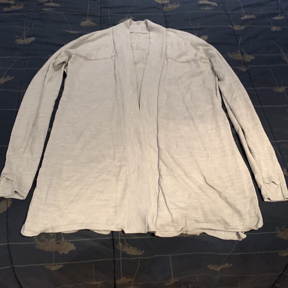 EUC Lululemon Blissful Zen Sweater Heathered Starlight (Blue/Grey)-size M (8/10) - Picture 6 of 16